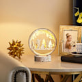Miniatyrbilde 4 av 8: Jullampe | LED-lampe | Nattlampe | Bord | LED-julelampe | batteridrevet barnerom skrivebord kreativ LED-borddekorasjoner for gutter jenter soverom b