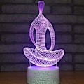 Miniatyrbillede 4 af 10: 3D optisk illusionsnattlampa legetøj, fjernbetjening, dæmpbar