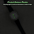 Miniatyrbillede 6 af 7: Mænd Kvinder Ure Silikon Kvarts Håndleds Ur Lysende Analog Håndleds Ur 5 ATM Vandafvisende Casual Ur Par Minimalistisk Ur Grøn Green