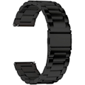 Miniatyrbillede 6 af 8: Smart Watch Rem 22mm Rustfrit Stål Armbånd Rem Kompatibel med Apple Huawei Sort Forbrugerelektronik