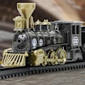Miniatyrbillede 7 af 8: Lille Retro Tog Sæt | Interaktivt Realistisk Tog Legetøj til Børn 3+