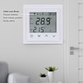 Miniatyrbillede 4 af 8: Hemmevarmesystem Termostat LED Touchscreen Termostat Gulvvarme Temperaturregulator Smart Elektrisk Gulvvarme Termostat AC85V2011250 V 16A (hvid) white
