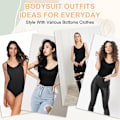 Miniatyrbild 4 av 6: Sömlös Shapewear, Justerbara Remmar Helkroppsshaper för Kvinnor, String Tummy Control XXL