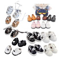 Miniatyrbild 7 av 7: /NC/Labubu Kläder Lyx 17cm Designer Märkes Docktillbehör Kostym Dockklä Clover sneakers randomly