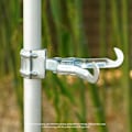 Miniatyrbilde 4 av 5: Metallklemmer for teltstenger, multifunksjonell campinglykt-holder, klemme, krok, 2 stk