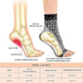 Miniatyrbillede 2 af 5: 3 par neuropati strømper, beroligende strømper til neuropati smerter, tendinitis kompressionsstrømper, plantar fasciitis, neuropati - Hvid - White - L XL White -