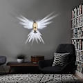 Miniatyrbillede 7 af 7: Bald Eagle Vægskinne, Ugle Vægskinne, 3D Dyr LED Vægskinne, Bald Eagle Vægskinne, 3D Printet Dyr Statue Vægskinne