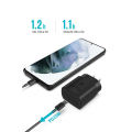 Miniatyrbillede 3 af 3: Samsung-oplader - 25W hurtigoplader USB-C - Adapter+kabel 2m sort 1-pakke Samsung
