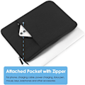 Miniatyrbillede 4 af 5: 13-tommer bærbar computer sleeve-etui til 2023-2022 MacBook Air 13,6 tommer Apple M2-chip og 2023-2022 MacBook Pro 13,3 tommer (sort)