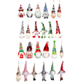 Miniatyrbillede 3 af 8: Nisse Julekalender, Jule Nisse Dukker og Hængende Dekorationer Elk Model