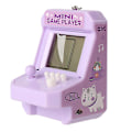 Miniatyrbilde 1 av 5: Mini Arcade-spillmaskin 26 spill Ryggsekkheng Nøkkelring for barn Gaver db Lilla 2 stk Purple 2Pcs