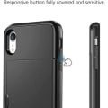 Pikkukuva 4 / 5: Telefon X/Xs Stöttåligt Skal kortfack Solid® Extra förstärkt Svart