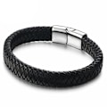 Miniatyrbilde 6 av 7: Modesmykker Titanstål Armbånd Firkløver A7
