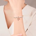 Miniatyrbild 4 av 7: Passa Pandora Original Armband 925 Sterling Silver Luminous Bulb Järn Torn Charms Blå Ögon Pärlor Diy Smycken Hall Gåva ONT241