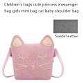 Miniatyrbillede 8 af 8: 1 stk. Kattehåndtaske til små piger Småbørn Crossbody-pung pink