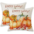 Miniatyrbild 5 av 8: Thanksgiving höstkudde täcker 18x18 tum 2st.
