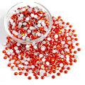 Pikkukuva 3 / 4: 14400 kpl Hyasintti Oranssit Litteät Strassit Käsitöihin, SS16, 3.8-4.0mm Hyacinth/Orange SS16/14400pcs