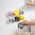 Miniatyrbillede 2 af 8: Magnetiske Krydderidåser, Krydderi Opbevaringsboks med Transparent Låg, Sort 8 stk Black 8 pcs