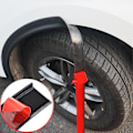 Miniatyrbild 1 av 5: Universal Fender Flares Bil Hjulbågar Wing Expander Arch Ögonbryn Stänkskydd Läpp Body Kit Cover Mud Guard Tillbehör