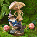 Miniatyrbilde 6 av 8: Hagegnompynt, Fantasifulle Soppstatuer for Utemiljø B