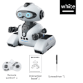 Miniatyrbillede 1 af 7: Mini RC Robot Sensing CADY WIDA Intelligent legetøjsprogrammering Uddannelse Musik Dans Robotter Autofølg Gestkontrol Legetøj til børn hvid robot