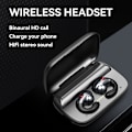 Pikkukuva 3 / 7: Nya S19 Tws In-Ear Hi-Fi Stereo Langattomat Kuulokkeet, Kuulokkeet Pelikäyttöön Iphone/Android, 800mAh Kotelo, (30mAh*2 Kuulokkeet) Musta