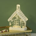 Miniatyrbilde 3 av 8: Lyste julehus, julelandsby-kolleksjon, dekor, LED-belyst julelandsbyhus, feriehus, hjemmedekor for hjemmedekor C