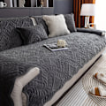 Miniatyrbild 3 av 7: 1:a Mjuk Bekväm Mjölk sammet Basho Leaf Soffa Slipcover, Kudde Halkfri handdukssoffa, Möbelskydd för Sovrum Kontor Vardagsrum Heminredning