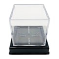 Miniatyrbild 1 av 4: Transparent fyrkantig displaylåda för baseboll, docka för levande