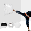 Miniatyrbillede 6 af 8: Wing Chun Kung Fu vægbokspose kickboksning slående lærredsslagsæk kampsportboksning træningsudstyr vægslagsæk L 47,24 tum diameter