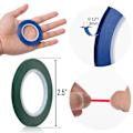 Miniatyrbillede 3 af 5: Whiteboard-tape, 8-pak, forskellige farver, tynd tape til tør-sletningstavle, Whiteboard-tilbehør, Er