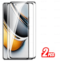 Miniatyrbilde 1 av 8: 2 stk buet herdet glass for Realme 11 Pro Plus 5G