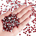 Miniatyrbild 1 av 4: 14400 st Röda Platta Rhinestones för DIY-hantverk, Siam, SS10, 2,7-2,9 mm Siam SS10/14400pcs