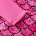 Miniatyrbillede 7 af 8: Piger 2-delt Badedragtsæt Langærmet Utslagsbeskyttelse Badedragt Mørk Pink Dark Pink 130