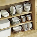 Miniatyrbillede 4 af 5: Diskestativ i plast, køkkenvask, bestiktørrestativ, køkkenredskab, drypstativ (gennemsigtig)