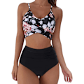 Miniatyrbild 3 av 5: Wrap Bikini Set Push Up hög midja 2 delar M