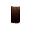 Pikkukuva 2 / 2: Clip-on-hiukset - Kiharat & Suorat Hiukset - 70 cm Tummanruskea DarkBrown one size