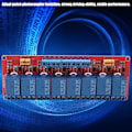 Miniatyrbild 2 av 8: 8-kanals relämodul reläbräda med optokopplare lågnivåutlösare expansionsbräda för Arduino 5V/12V/24V (24V)
