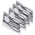 Miniatyrbilde 5 av 10: 4 stk plast-embossingmapper DIY-kortfremstilling Scrapbooking Embossingmal Papirhåndverk EM243
