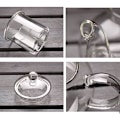 Miniatyrbilde 4 av 4: 600 ml glasstekanne med infuser, egnet for løst te, bruk på komfyrtopp 600ml/21oz