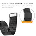 Miniatyrbillede 5 af 7: Metallrem til Fitbit Versa 2 3 4 Lite Sense Band Håndled Milanese Sense 2 Erstatningsmagnetsløjfe Armbånd Fit Bit Watchband Blå Til Versa 2