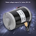 Miniatyrbillede 5 af 8: Elcykel permanentmagnet DC-växelmotor, MY6812 12V 120W børstemotor Lille højhastighedsbørstemotor med remskive