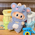 Miniatyrbild 1 av 7: /NC/Fashion Lyxig Stil 17cm Söt Tecknad Leksak Endast Kläder Ingår Labubu Kläder Elephant (headband + clothes)