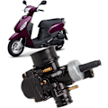 Pikkukuva 4 / 8: PHBG 19 mm kaasutin 2-tahti 50cc Dellorto skootteri ATV(404-083)