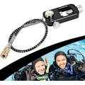 Miniatyrbillede 3 af 8: Påfyldningsadapter til dykkertank i aluminiumlegering, påfyldningsadapter, påfyldningsstation til iltflaske, dykkerudstyr med måler og slange