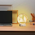 Miniatyrbilde 5 av 8: Jullampe | LED-lampe | Nattlampe | Bord | LED julelampe | batteridrevet barnerom skrivebord kreativ LED borddekorasjoner for gutter jenter soverom a