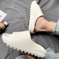 Miniatyrbillede 3 af 7: Goosecret Mænd Eva Platform Cloud Slippers Blød Sole Sandaler Skridsikre Soveværelse Slides Herre Hyggelige Hjem Sko Bløde E Strandbilleder BK 44-45(fit 43-44)
