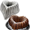 Miniatyrbillede 7 af 7: 1. Charlotte Form Aluminium Køkken Tilbehør Dekoration Rund Jul Bryllup Familie 3D Charlotte Kageform Bageværktøj 24,69 cm X 9,98 cm