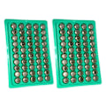Miniatyrbillede 1 af 5: Pakke med 50/100 Ag13 knapbatteri LR44 knapbatteri MP3-afspiller legetøjsklokke lommeregner zink-manganbatteri 1,55 V [DB] 100 stk 100 pieces