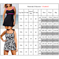 Pikkukuva 2 / 4: Dam Oversize Badkläder Suspender Mini Klänning Strandkläder Sommar Polka Dot 6XL Polka Dot 6XL